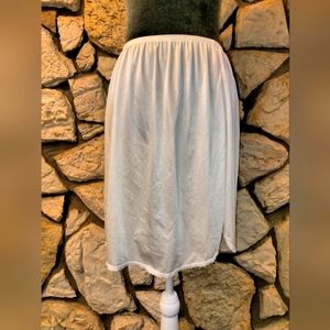 White Slip With Slit